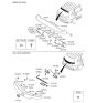 Diagram for Kia Sorento Tailgate Handle - 812602P510