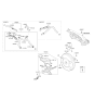 Diagram for Kia Sorento Brake Master Cylinder Reservoir - 585102W800