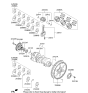 Diagram for 2015 Kia K900 Oil Pump Rotor Set - 231233CGA1