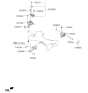 Diagram for Kia Sorento Engine Mount Bracket - 218102P950