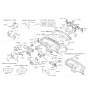 Diagram for 2012 Kia Optima Hybrid Glove Box - 845102T101VA