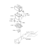 Diagram for 2011 Kia Optima Battery Tray - 371502T100