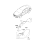 Diagram for 2012 Kia Optima Hybrid Fuel Door - 695102T000