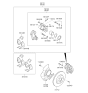 Diagram for 2013 Kia Optima Brake Disc - 517123K110