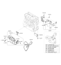 Diagram for 2015 Kia Optima V-Belt - 252122G760