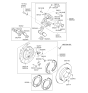 Diagram for Kia Brake Caliper - 583112TA60