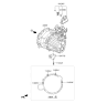 Diagram for 2013 Kia Optima Transmission Assembly - 4300024A10