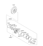 Diagram for 2011 Kia Optima Torque Converter - 451003B810