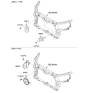 Diagram for 2012 Kia Optima Horn - 966102T100