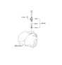 Diagram for 2012 Kia Optima Vehicle Speed Sensor - 4363024300