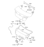 Diagram for Kia Optima Door Striker - 812103S000