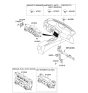 Diagram for 2011 Kia Optima Blower Control Switches - 972502T110CA