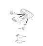 Diagram for Kia Optima Hybrid Car Key - 954402T100