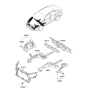 Diagram for Kia Optima Radiator Support - 641012T201