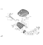 Diagram for 2013 Kia Optima Cooling Hose - 283282G900