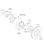 Diagram for Kia Optima Steering Knuckle - 517162T010