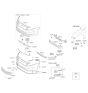 Diagram for Kia Optima Grille - 865612T000