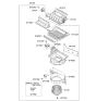 Diagram for Kia Cadenza Blower Motor - 971132Y000