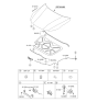 Diagram for Kia Optima Hybrid Weather Strip - 864352T000