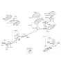 Diagram for Kia Sportage Exhaust Hanger - 2865826000