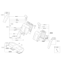 Diagram for 2013 Kia Optima Seat Cushion - 891002T900AK8