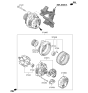 Diagram for Kia Sorento Alternator Pulley - 373222G500