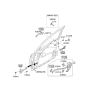 Diagram for 2013 Kia Optima Door Handle - 826512T000