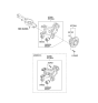 Diagram for Kia Optima Hybrid Spindle - 527104R010