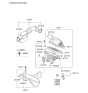 Diagram for Kia Optima Air Filter Box - 281112T500