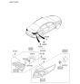 Diagram for 2012 Kia Optima Light Socket - 924512T110