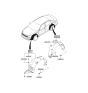 Diagram for 2011 Kia Optima Wheelhouse - 868122T000