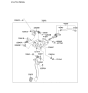 Diagram for 2011 Kia Optima Clutch Master Cylinder - 416053S000