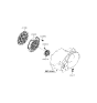 Diagram for 2011 Kia Optima Pressure Plate - 4130024560