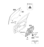 Diagram for 2013 Kia Optima Window Regulator - 824812T010