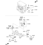 Diagram for Kia Optima Transfer Case Mount - 218303Q750