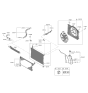 Diagram for Kia K900 Fan Blade - 25380D2000