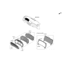 Diagram for Kia K900 Speedometer - 94011J6010