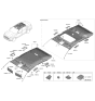 Diagram for 2019 Kia K900 Sun Visor - 85210J6240BGA