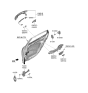 Diagram for Kia K900 Door Check - 77980J6000