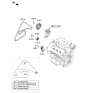 Diagram for Kia K900 Serpentine Belt - 252123LTA0