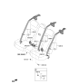 Diagram for 2020 Kia K900 Seat Belt - 89810J6500RBQ