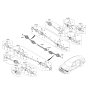 Diagram for 2020 Kia K900 Axle Shaft - 49500D2100