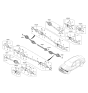 Diagram for Kia K900 CV Joint - 49500D2100