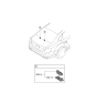 Diagram for 2020 Kia Cadenza Interior Light Bulb - 92601B1000