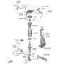 Diagram for Kia K900 Control Arm - 54400J6000