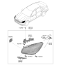 Diagram for 2020 Kia K900 Headlight - 92101J6120