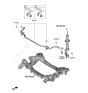 Diagram for Kia K900 Sway Bar Kit - 54810J6250