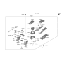 Diagram for 2019 Kia K900 Antenna - 95420J6250