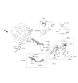 Diagram for Kia Thermostat Gasket - 256143L100