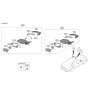 Diagram for 2020 Kia Niro Car Mirror - 85101J6500